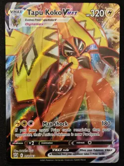 Tapu Koko VMAX 051/163 SWSH Battle Styles Full Art Ultra Rare Holo Pokemon NM - Image 1