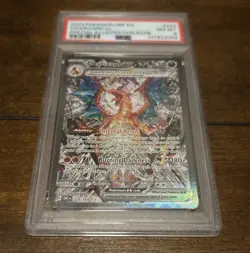 Pokemon Charizard ex 223/197 Obsidian Flames Special Illustration Rare PSA 8 - Image 1