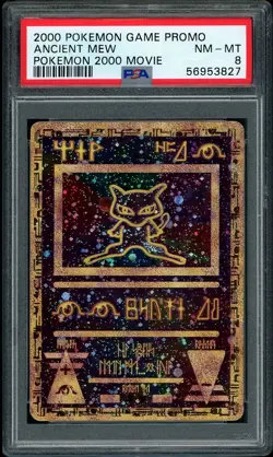 Pokemon The Movie 2000 Ancient Mew Promo PSA 8 NM-MT - Image 1