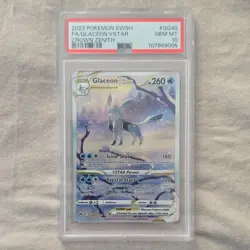 Pokemon Glaceon VSTAR GG40/GG70 Crown Zenith PSA 10 - Image 1