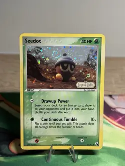 Seedot 61/92 Ex Legend Maker Reverse Holo Stamped Yuka Morii Pokemon SWIRL MP HP - Image 1