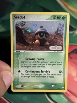 Seedot 61/92 Ex Legend Maker Reverse Holo Stamped Yuka Morii Pokemon SWIRL MP HP - Image 3