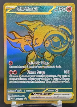 Pokemon Chi-Yu ex #241/091 English Paldean Fates Hyper Rare - Image 1
