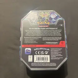 Pokemon TCG Azure Legends Kyogre ex Tin Foil Promo 4 Booster Packs Sealed NEW - Image 2