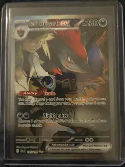 Pokemon N's Zoroark ex 185/159 Sv09 Journey Together Illustration Rare Holo EX - Image 1