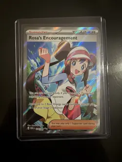 Pokemon Rosa's Encouragement Holo Trainer-Supporter 114/088 Nintendo 2019 - Image 1