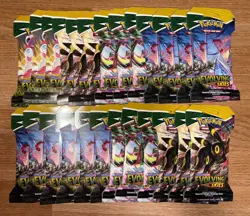Lot of (25) Pokemon TCG Sword & Shield Evolving Skies Sleeved Booster Packs NEW - Image 1