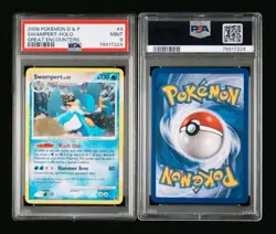 Pokemon PSA 9 Mint Swampert Great Encounters D&P Holo Rare #9/106 - Image 3