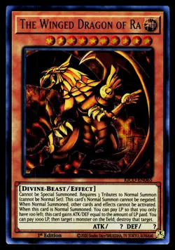 Yugioh! The Winged Dragon of Ra (Ultra Pharaoh's Rare) KICO-EN065 1st Ed VLP - Image 1