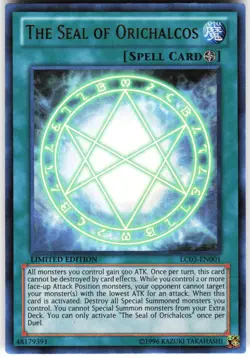 The Seal of Orichalcos LC03-EN001 Yugioh TCG Ultra Rare MP - Image 1
