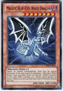 Malefic Blue-Eyes White Dragon DPKB-EN023 Yugioh TCG Ultra Rare MP - Image 1