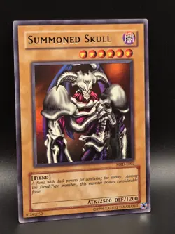 Yugioh Summoned Skull Metal Raiders Ultra Rare MRD-E003 Unlimited 2002 MP - Image 2