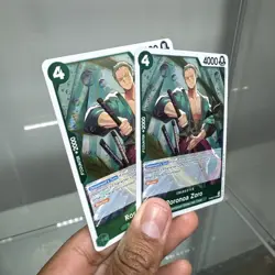 One Piece CCG Roronoa Zoro PRB02-006 Premium Booster Vol. 2 Rare Foil 4000 Power - Image 1