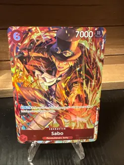 Sabo OP05-007 SR | One Piece TCG: Illustration Box Vol.5 English - Foil NM - Image 2