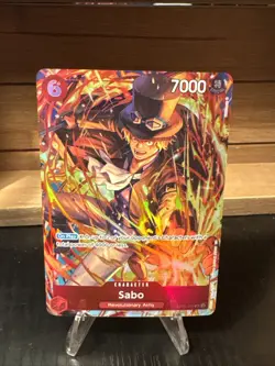 Sabo OP05-007 SR | One Piece TCG: Illustration Box Vol.5 English - Foil NM - Image 4