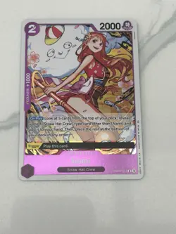 Bandai One Piece CCG Nami Premium Booster Vol. 2 PRB02-012 Special Foil 2000 Po… - Image 1