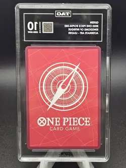 2023 One Piece OP04 Queen Alternate Art Leader TAG 10 - Image 2
