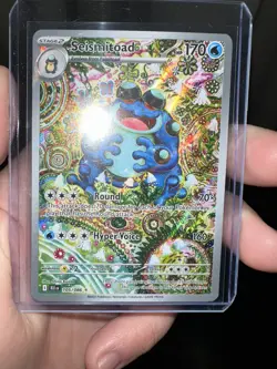 Seismitoad 105/086 Illustration Rare EN Full Art Pokemon NM+ - Image 3