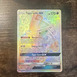 Tapu Lele GX - 155/145 - Secret Rare - Guardians Rising - Pokemon Card - Image 1