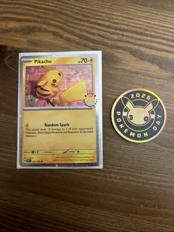 Pokemon Pikachu 2026 Pokemon Day Promo Card Pokemon TCG - Image 1