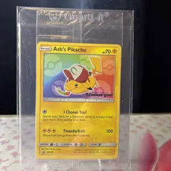Ash's Pikachu TCG SM108 2017 Promo Card Pokemon 'I Choose You' Sealed - Image 1