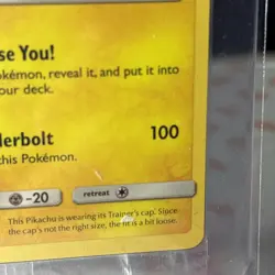 Ash's Pikachu TCG SM108 2017 Promo Card Pokemon 'I Choose You' Sealed - Image 4