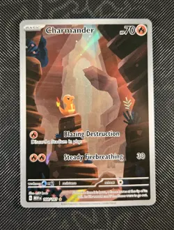 Pokemon TCG Charmander Card 168/165 SV Scarlet & Violet 151 Series - Image 1