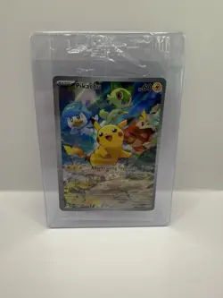 Pokemon Pikachu SVP 027 Sealed Black Star Promo Card - Paldea Evolved ETB - Image 1