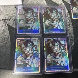 Edward.Newgate - One Piece TCG OP13-042 Carrying On His Will SR x4 Card Playset - Image 1