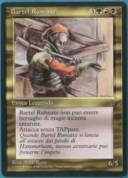 Bartel Runeaxe Legends (ITALIAN) MINT (Reserved List MTG Card) (287568) ABUGames - Image 1