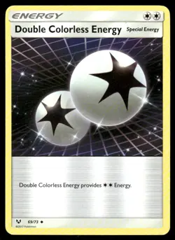 Pokemon Cards Double Colorless Energy 69/73 Shining Legends Uncommon LP - Image 1