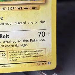 Pokemon TCG Raichu Evolutions Holo Card 36/108 NM/M Condition - Image 4