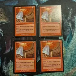 Flame Rift X 4 Playset ~ Nemesis [ Magic MTG ] - Image 1