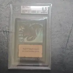 1993 Beta Magic: The Gathering Dark Ritual Interrupt Black BGS 8.5 - Image 1