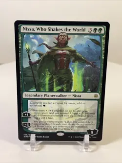 Magic Gathering-MTG-Nissa, Who Shakes the World-War Of The Spark-PACK FRESH-NF - Image 2