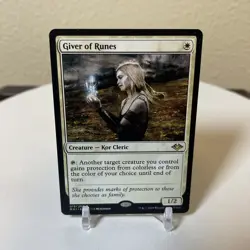 Magic Gathering-MTG-Giver of Runes-Modern Horizons-PACK FRESH-NON FOIL - Image 1