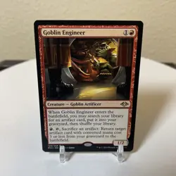 Magic Gathering-MTG-Goblin Engineer-Modern Horizons-PACK FRESH-NON FOIL - Image 1