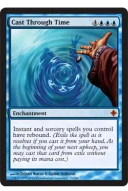 1x MTG Cast Through Time - Rise of the Eldrazi Mythic! NM Mint. - Image 1