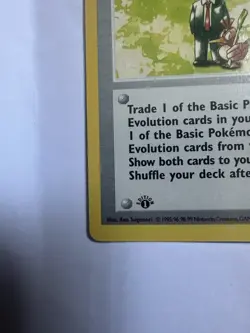 Pokemon Trader 77/102 1st Edition Rare Base Set WOTC Vintage Pokemon - Image 2