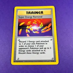 Pokemon Card Super Energy Removal 79/102 Rare Base Set Trainer WOTC TCG - Image 2