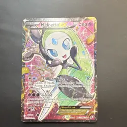 Pokemon Meloetta EX Full Art Ultra Rare Holo RC25/RC25 Legendary Treasures - Image 1
