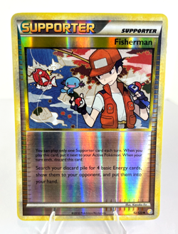Fisherman 92/123 - Heart Gold Soul Silver - Reverse Holo - Pokemon - LP - Image 1