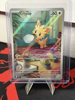 Pokemon TCG Sv: White Flare - Lillipup 154/086 Illustration Rare - English - Image 1