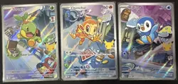 Pokemon 2026 First Partners Illustration Collection Promo Set - Sinnoh Starters - Image 1