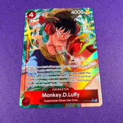 One Piece Card Game Monkey.D.Luffy OP12-015 Alt Art Legacy Of The Master TCG - Image 1