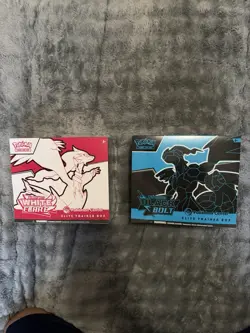 Pokemon Center TCG Black Bolt And White Flare ETB Factory Sealed - Image 1