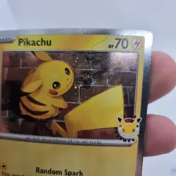 Pikachu Pokemon Day 2026 051/162 30th Anniversary Promo Pokemon TCG Breath Swirl - Image 3