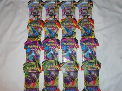Set of 16 Pokemon Mega Evolution Phantasmal Flames Sleeved Booster Packs - NEW - Image 1