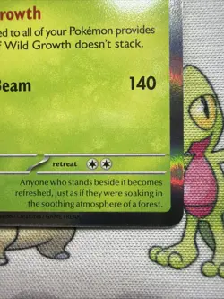 Meganium - MEP 001 Mega Evolutions Stamped Black Star Promo Pokemon TCG NM - Image 4