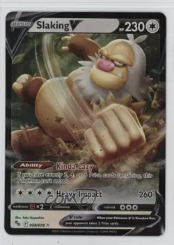 Slaking V Pokemon Sword & Shield Pokemon Go #058 - Image 1